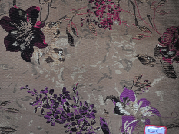 Jacquard Polyester Sofa Upholstery Fabric