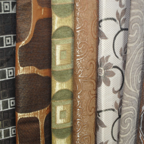 100% Polyester Jacquard Sofa Chenille Fabric