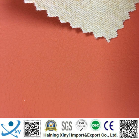 PU Artificial Leather for Sofa, Sofa Semi PU Synthetic Leather, Leather for Furniture