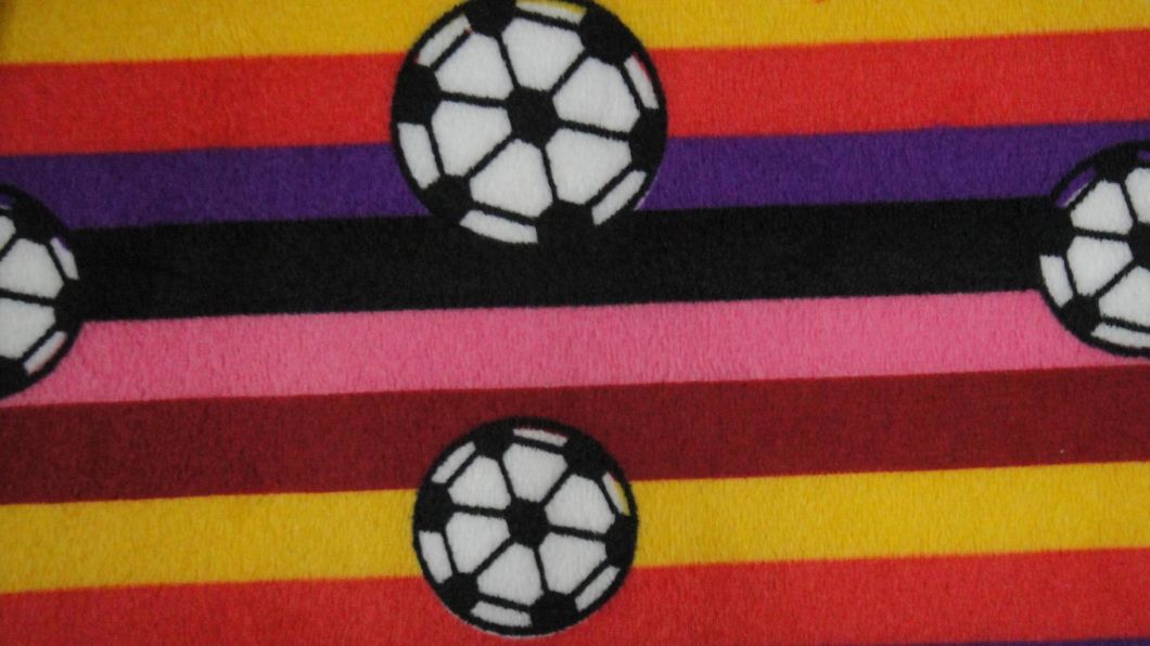 Print 100% Polyester Super Soft Fabric for Baby Blanket