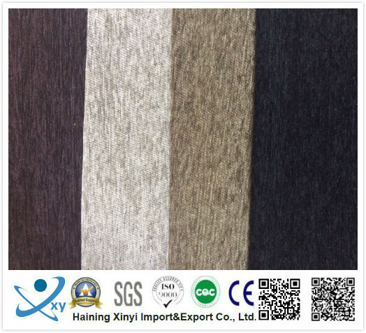 100% Polyester Plain Fire Retardant Chenille Fabric for Making Rugs