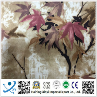 Haining Textile Fashion Design Flower Digital Printing Fabric 100%Polyester Lining