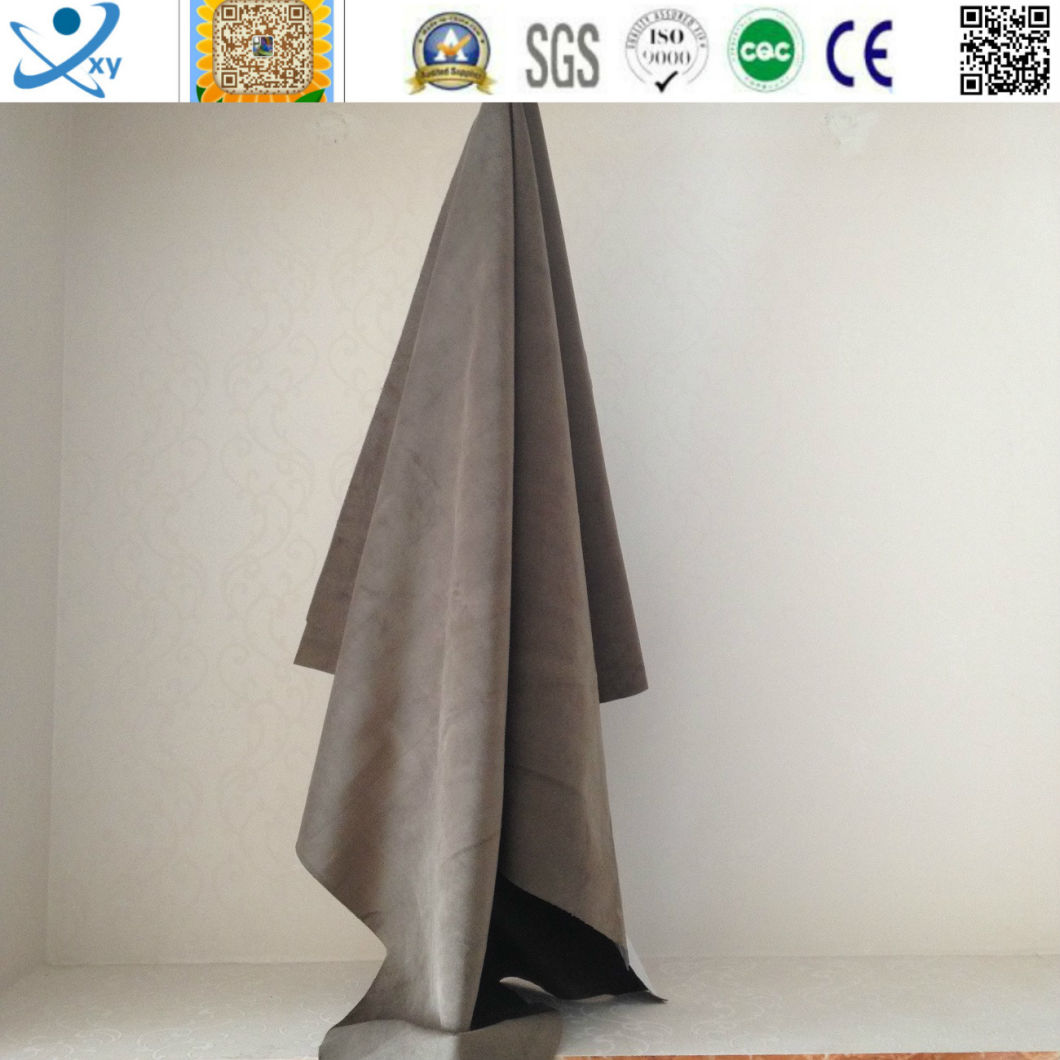 Plain Purple Super Soft Velvet Sofa Fabric for Furniture Upholstery