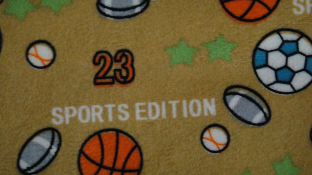 Printed Fabric of Warp Knitted