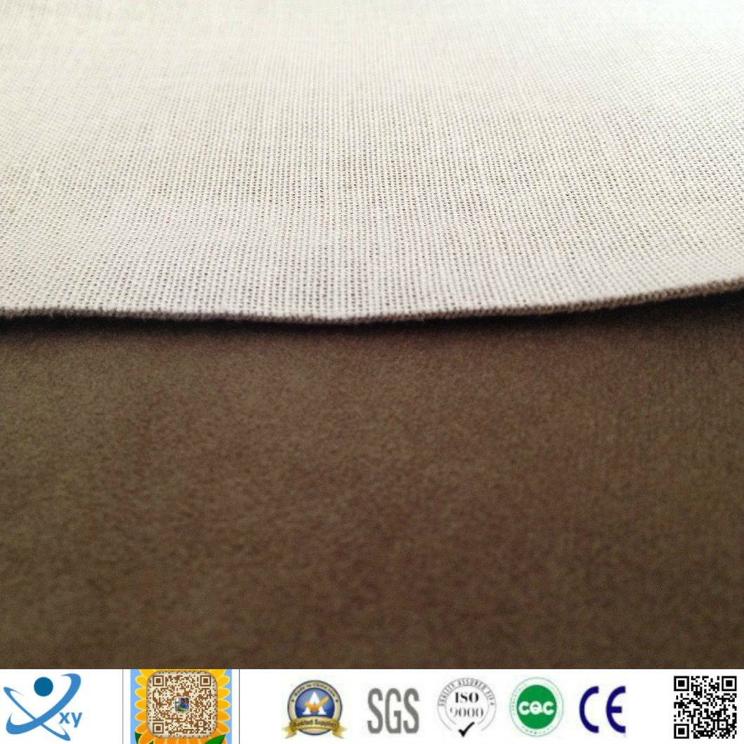 Plain Purple Super Soft Velvet Sofa Fabric for Furniture Upholstery