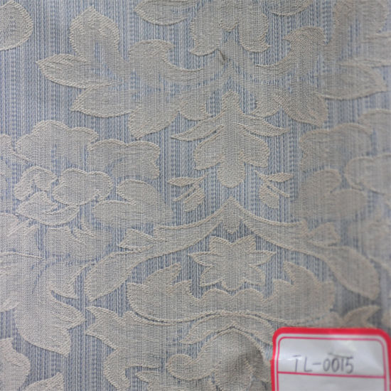 Anti-Static Jacquard Polyester Chenille Sofa Fabric for Home Textile