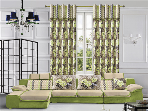 Anti-Static Jacquard Polyester Chenille Sofa Fabric for Home Textile