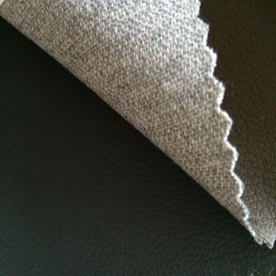 China Manufacturer Synthetic Fabric PU Leather