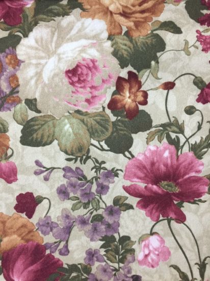 Printed Velvet Fabric for Sofa and Furniture