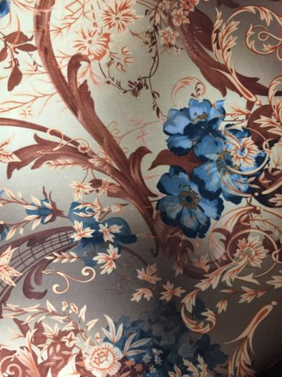 Printed Velvet Fabric for Sofa and Furniture