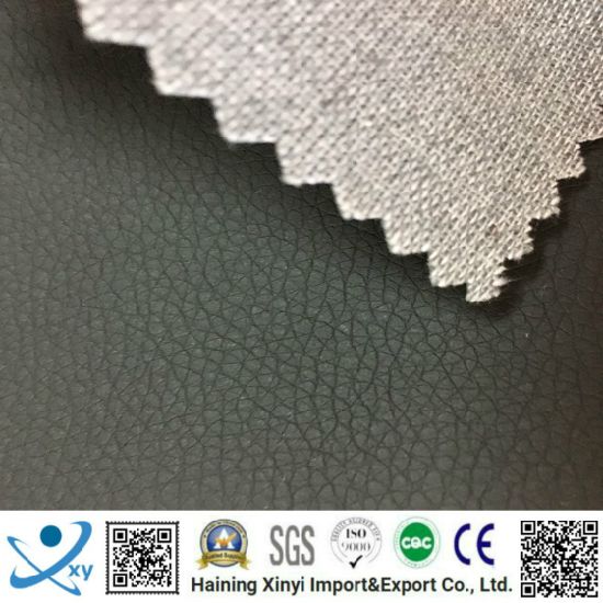 Anti-Abrasion PU Artificial Leather / PU Rexine Leather for Boot