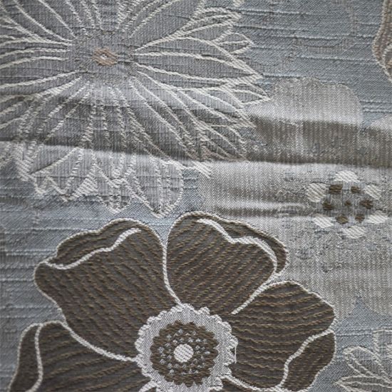 Anti-Static Jacquard Polyester Chenille Sofa Fabric for Home Textile