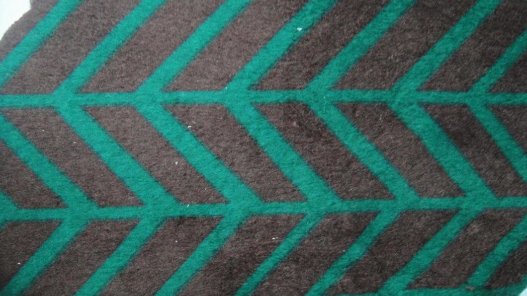 Warp Knitting Print Super Soft Polyester Velvet Fabric