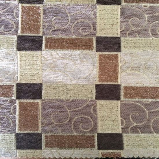 2016 New Product Polyester Chenille Jacquard Sofa Fabric