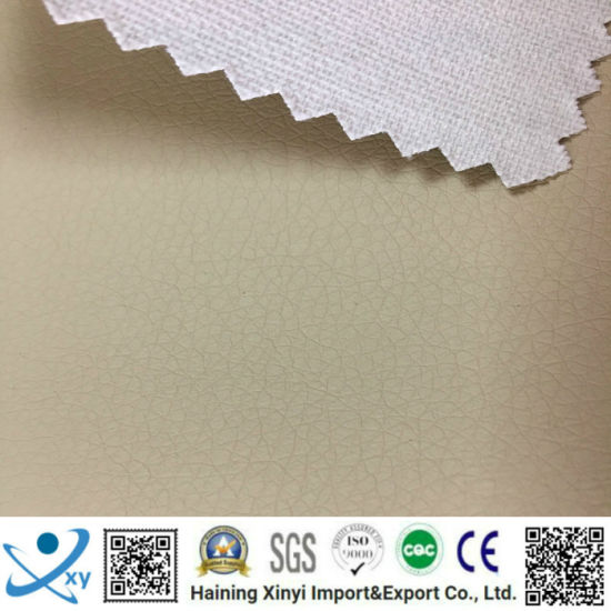 Anti-Abrasion PU Artificial Leather / PU Rexine Leather for Boot