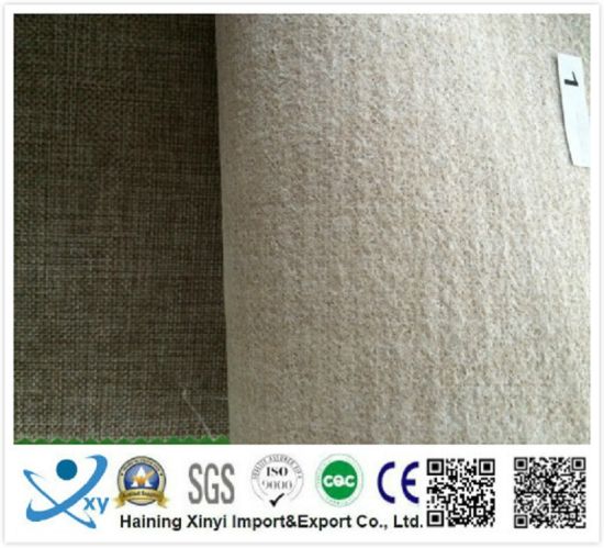 Hot Sale 100 Polyester Linen Fabric, Fire Retardant Curtain Fabric