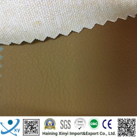 PU Artificial Leather for Sofa, Sofa Semi PU Synthetic Leather, Leather for Furniture