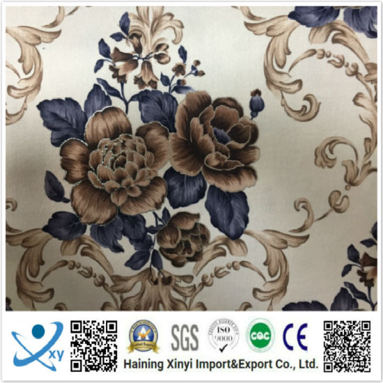 Haining 100% Polyester Digital Printed Chiffon Fabric/Floral Party Dress Fabric/Chiffon Printed Fabric