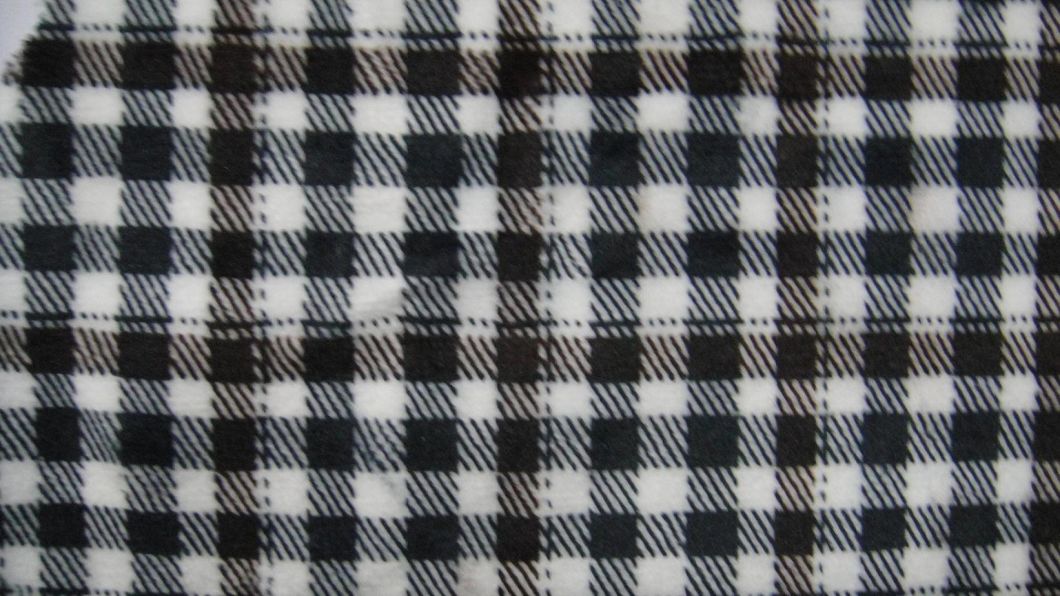 100% Polyester Printed Super Soft Velboa Fabric