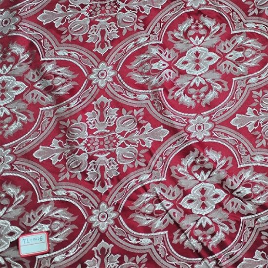 Anti-Static Jacquard Polyester Chenille Sofa Fabric for Home Textile